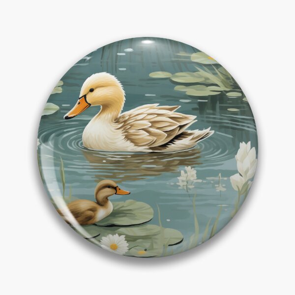 Artikelvorschau, Cute Duckling - Duck in the Water entworfen und verkauft von ComerPrintCo.