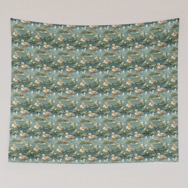 Item preview, Cute Duckling - Duck in the Water designed and sold by ComerPrintCo.