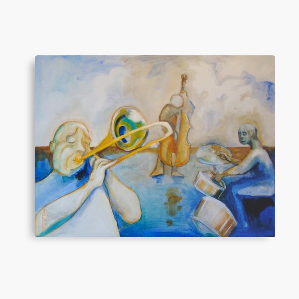 Blue jazz Metal Print