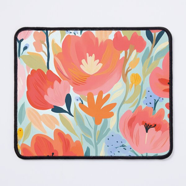 Item preview, boho design abstract oil painting flower designed and sold by UnaWu533.