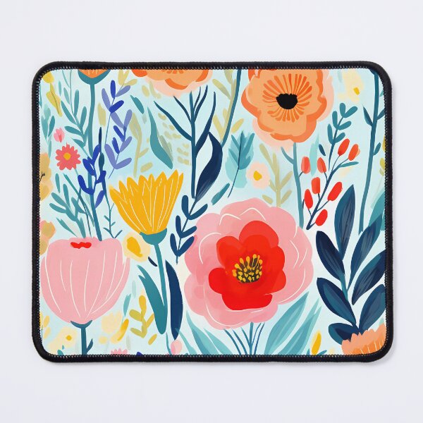Item preview, boho design abstract oil painting flower 14 designed and sold by UnaWu533.