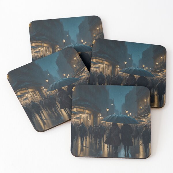 Item preview, A Night of Umbrellas and Lights designed and sold by Rubab Designs.