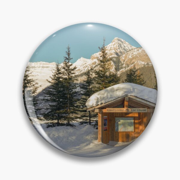 Item preview, Snowy Serenity Lake Louise and the Majestic Mountains designed and sold by rawshutterbug.