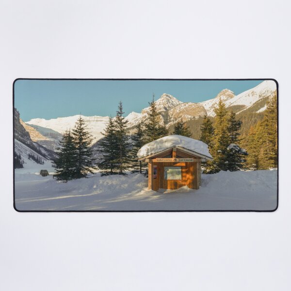 Item preview, Snowy Serenity Lake Louise and the Majestic Mountains designed and sold by rawshutterbug.