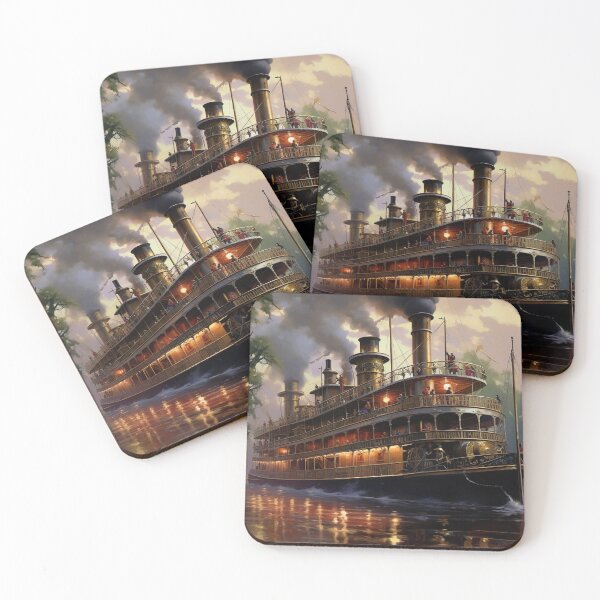 Artikelvorschau, Alte Flussdampfschiffe entworfen und verkauft von Pflugart.