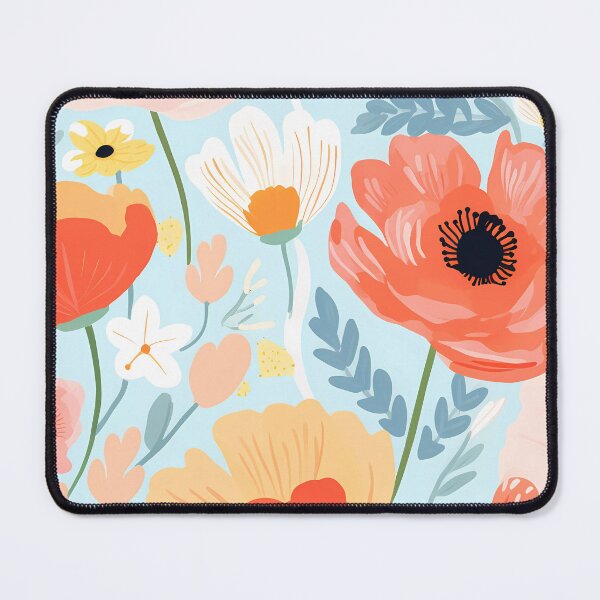 Item preview, boho design abstract oil painting flower 16 designed and sold by UnaWu533.