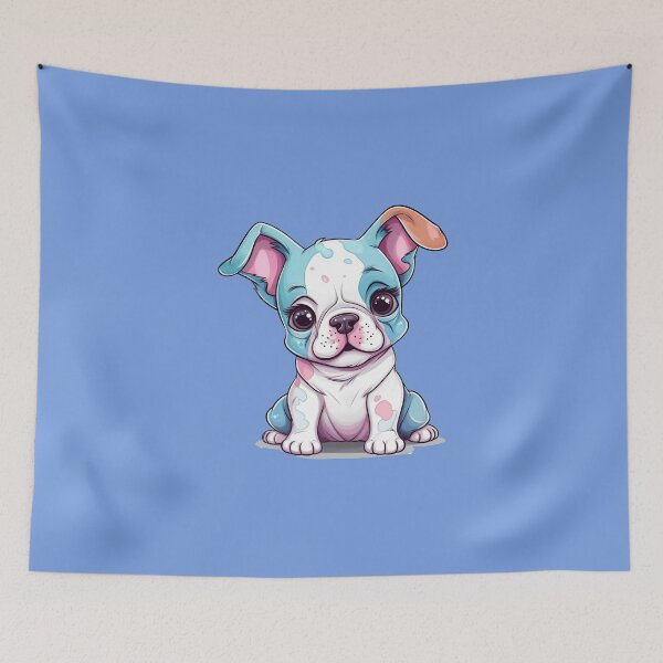 Item preview, ErSa Solutions - Little French Bulldog - Cute Dog Paint - Pet Lover Gift - Ai Digital art designed and sold by ErSaSolutions.