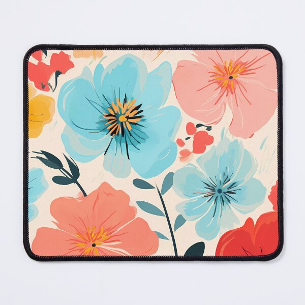 Item preview, boho design abstract oil painting flower 18 designed and sold by UnaWu533.