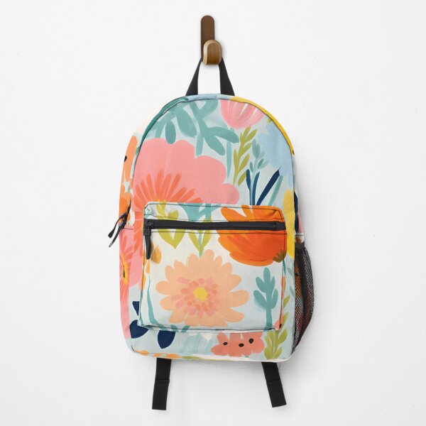 Item preview, boho design abstract oil painting flower 19 designed and sold by UnaWu533.