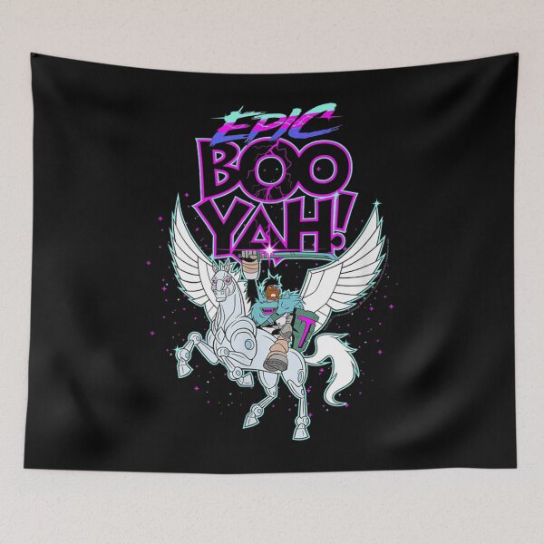 Item preview, DC Comics Teen Titans Go! Cyborg Epic Flying Horse Boo Yah designed and sold by ConroyReinhold.