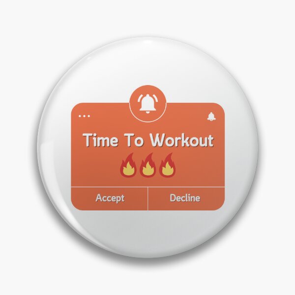 Item preview, Time to workout reminder sticker designed and sold by JellySs.