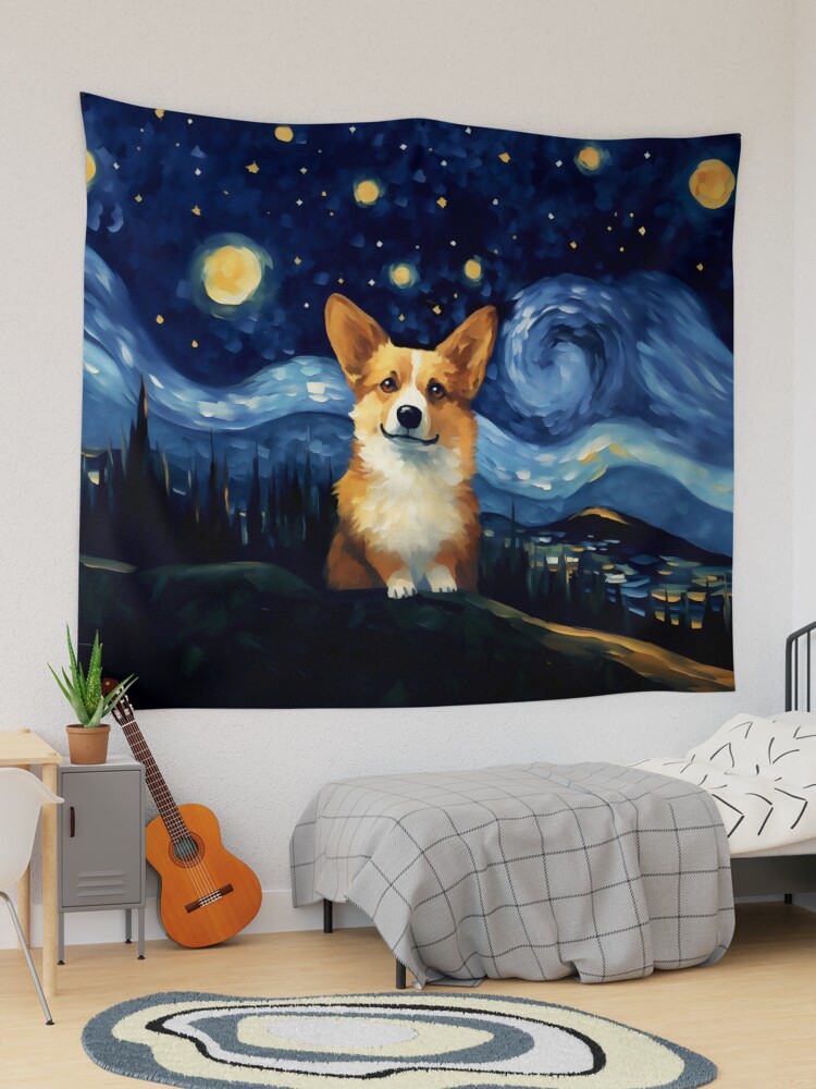 Corgi tapestry hot sale