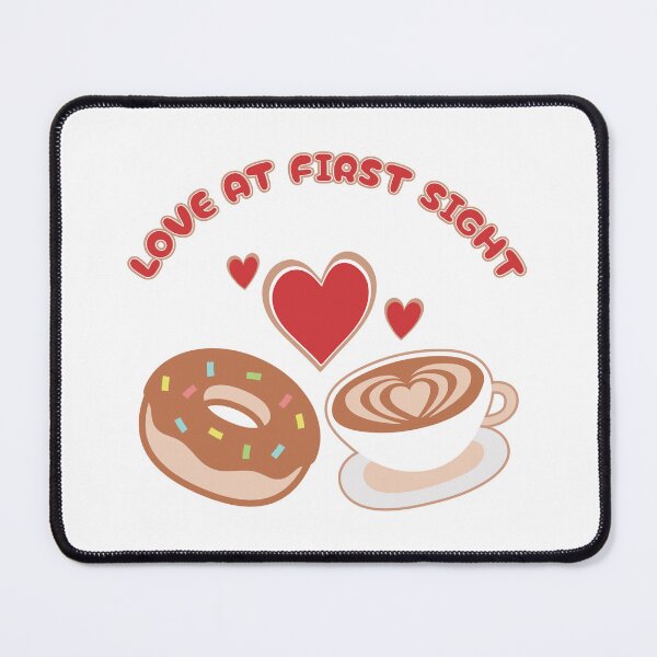 Item preview, Coffee and Donut couple, Love at first sight designed and sold by JinJinYoon.