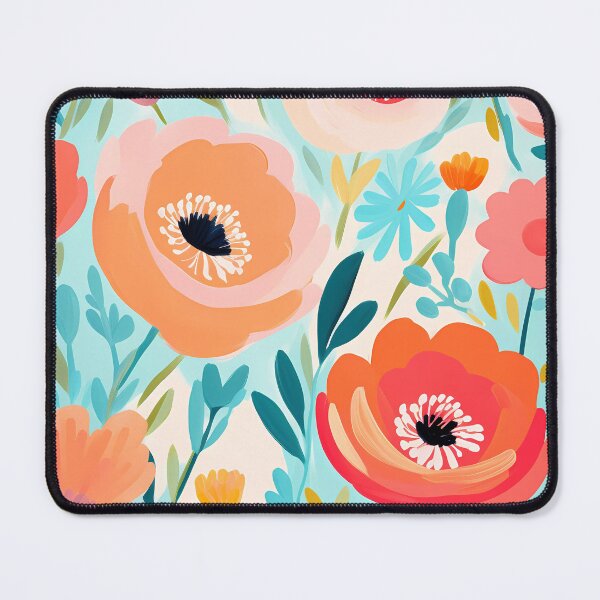 Item preview, boho design abstract oil painting flower 20 designed and sold by UnaWu533.