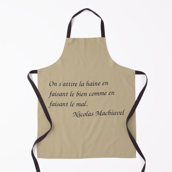 Item preview, Nicolas Machiavelli quote: We attract hatred by doing good as well as by doing evil. designed and sold by LordRaccoon.