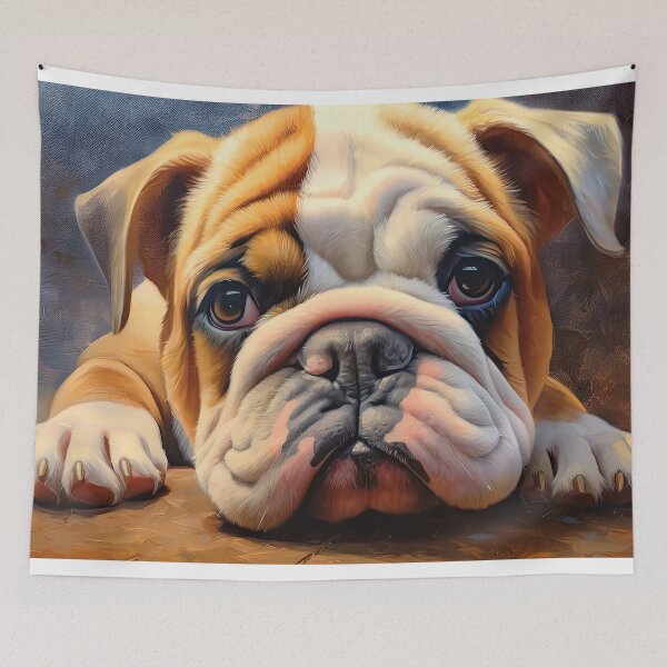 Item preview, Cachorro de bulldog inglés Vestido camiseta designed and sold by Digital-Art-Co.
