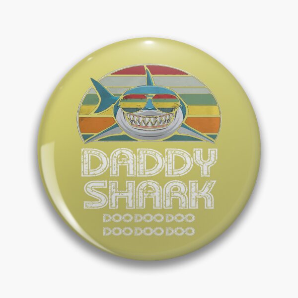 Item preview, Daddy Shark Retro - For Dark Print  designed and sold by GloriesAngell.