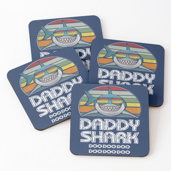 Item preview, Daddy Shark Retro - For Dark Print  designed and sold by GloriesAngell.