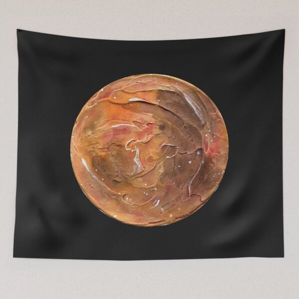 Item preview, Textured Moon - Watercolor Painting designed and sold by Pattokarts.