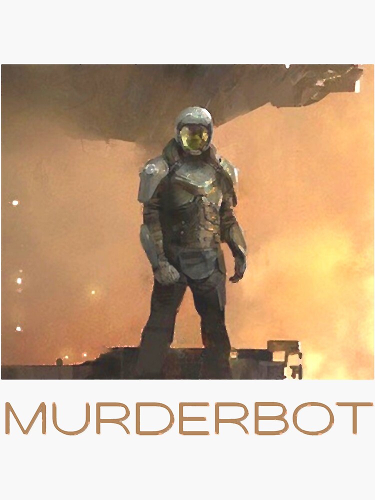 Murderbot Diaries Design Sticker