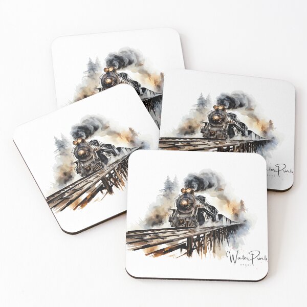 Item preview, Train WaterPrints designed and sold by Waterprintscomp.