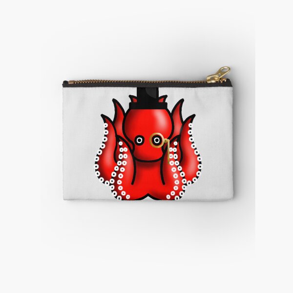 Item preview, red professor octopus designed and sold by octo-PS.