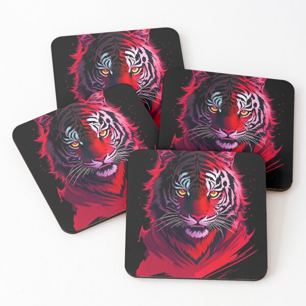 Item preview, Red Tiger Starlight Art designed and sold by MindWave THC.