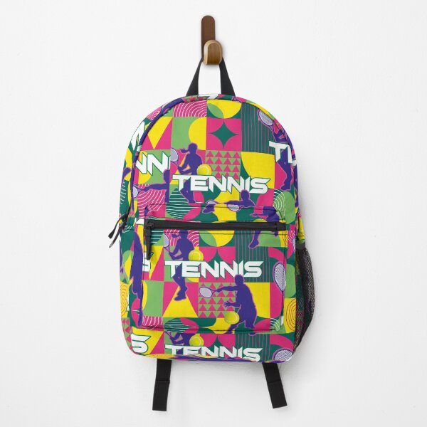 Item preview, playing tennis, colorful pattern, tennis player designed and sold by Mauswohn.