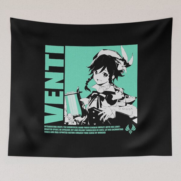 Item preview, Venti Genshin Impact Anemo designed and sold by pagan-mouse.