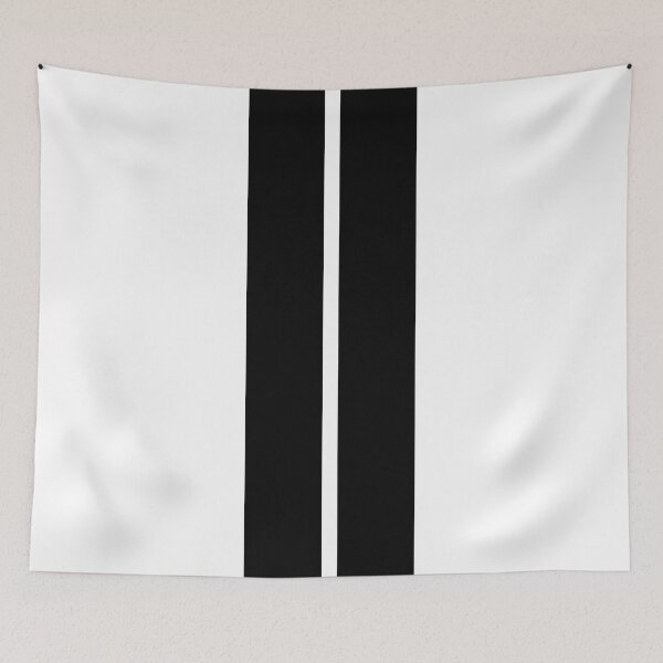 Item preview, Racing Stripes (Black on white) designed and sold by STUDIO-72.