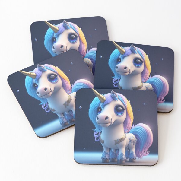 Item preview, Cartoon unicorn designed and sold by Shiwwa.