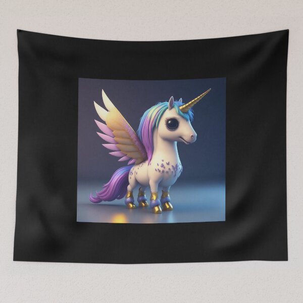 Item preview, Cartoon unicorn designed and sold by Shiwwa.