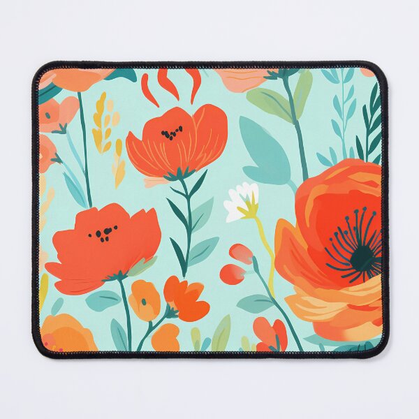 Item preview, boho design abstract oil painting flower 21 designed and sold by UnaWu533.