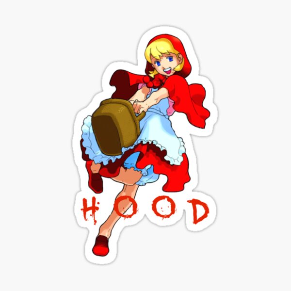 "B.B. Hood" Sticker For Sale By MarbleCake23 | Redbubble