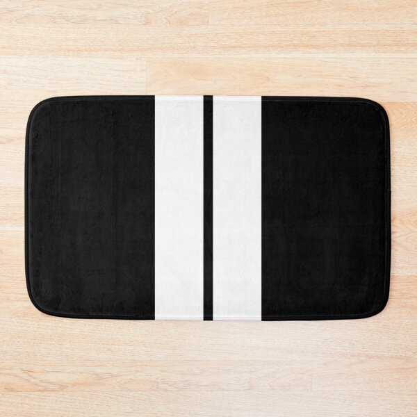 Item preview, Racing Stripes (White on black) designed and sold by STUDIO-72.