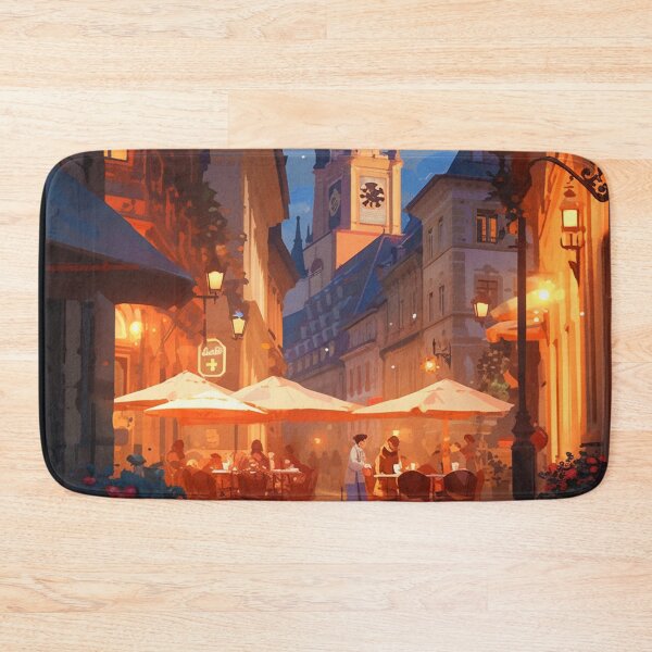 Item preview, A cafe at night in Monaco,  designed and sold by RedCosmos-.