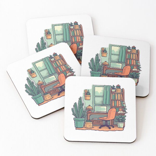 Item preview, Minimalistic Cozy Work From Home Sticker designed and sold by SamcroMike.