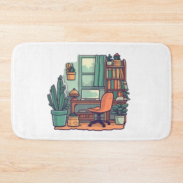 Item preview, Minimalistic Cozy Work From Home Sticker designed and sold by SamcroMike.