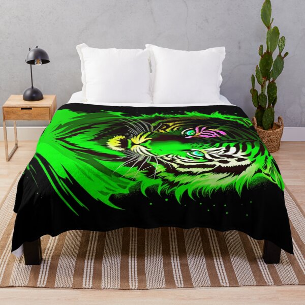 Item preview, Green Tiger Starlight Art designed and sold by MindWave THC.