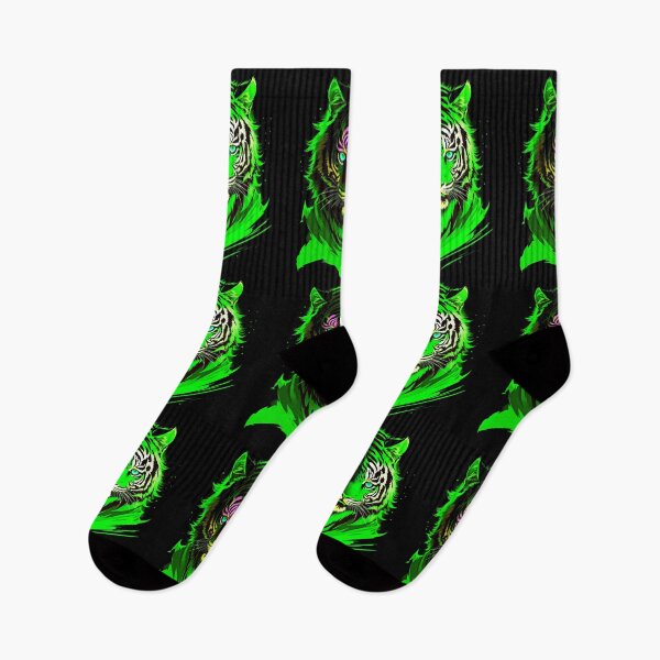 Item preview, Green Tiger Starlight Art designed and sold by MindWave THC.