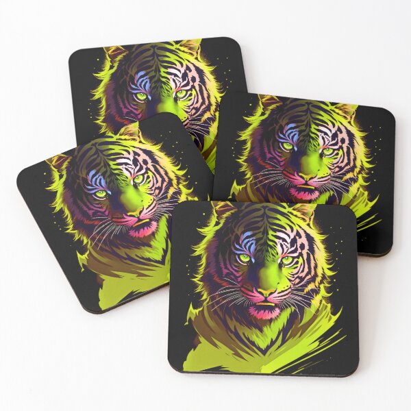 Item preview, Yellow Tiger Starlight Art designed and sold by MindWave THC.