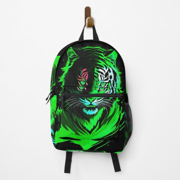 Item preview, Neon Green Tiger Starlight Art designed and sold by MindWave THC.