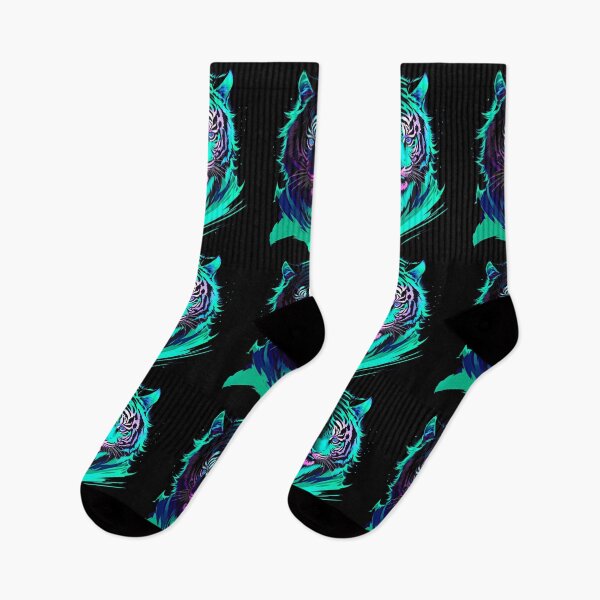 Item preview, Cyan Tiger Starlight Art designed and sold by MindWave THC.