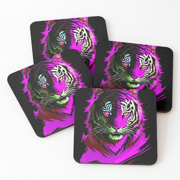 Item preview, Pink Tiger Starlight Art designed and sold by MindWave THC.