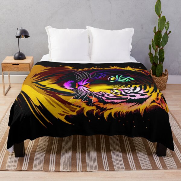 Item preview, Orange Tiger Starlight Art designed and sold by MindWave THC.