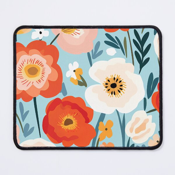 Item preview, boho design abstract oil painting flower 22 designed and sold by UnaWu533.