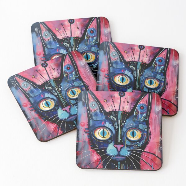 Item preview, Animal Art | funny cat designed and sold by Fractal-Graphic.