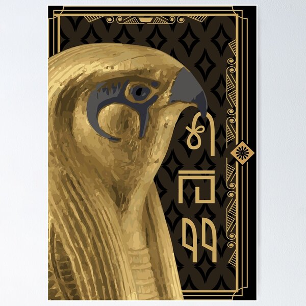 Item preview, Golden Egyptian Horus Plus designed and sold by emhoteb.
