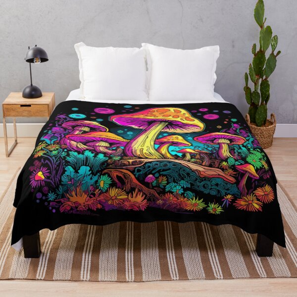 Item preview, Psychedelic Fungi Fantasia: Vibrant Mushroom Design Collection designed and sold by KaonDesign.