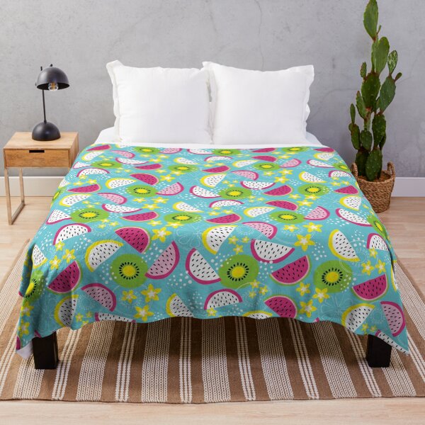 Item preview, Colorful Tropical Summer fruits pattern designed and sold by Colorblizz.
